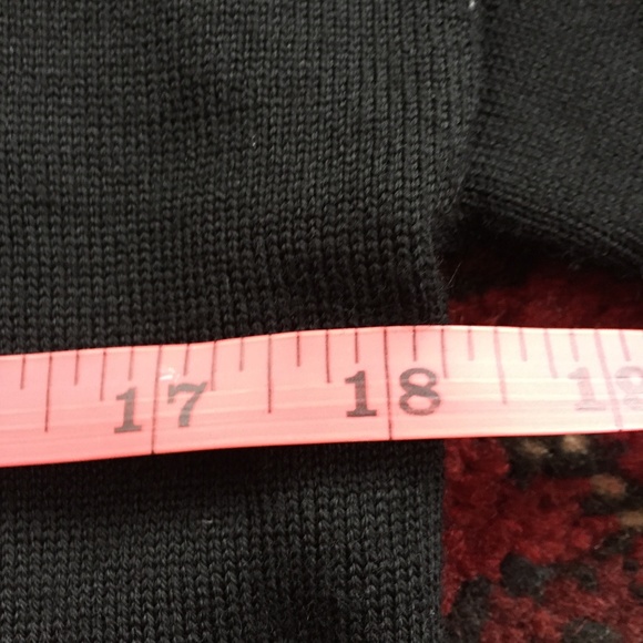 COS 100% Wool Black Sweater Dress S - Picture 5 of 7